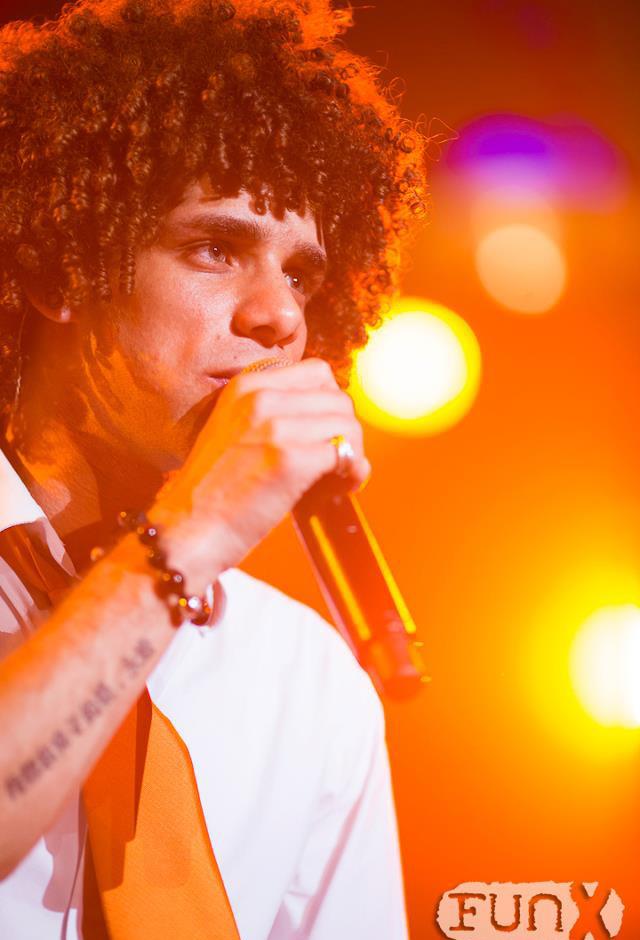 Jermaine Fleur staat zondag 13 april op het podium in Citymall Almere